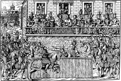 Mort du roi Henri II au tournoi, 1559 - Jean Jacques Perrissin