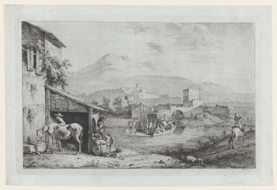 Passage de Garigliano, Italie - Jean Jacques de Boissieu
