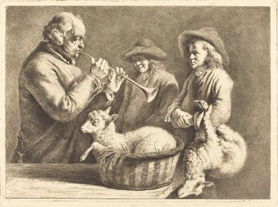 Joueur de hautbois - Jean Jacques de Boissieu