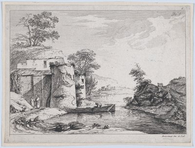 Vieilles Tours sur une Rive - Jean Jacques de Boissieu