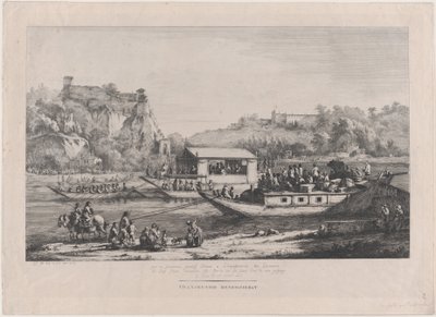 Le pape Pie VII sur la Saône, 1805 - Jean Jacques de Boissieu