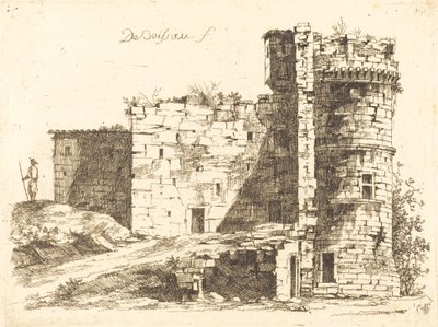 Ruines du Château Saint-Chamond, Loire - Jean Jacques de Boissieu
