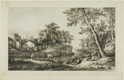 Paysage Rustique à Ambronay - Jean Jacques de Boissieu