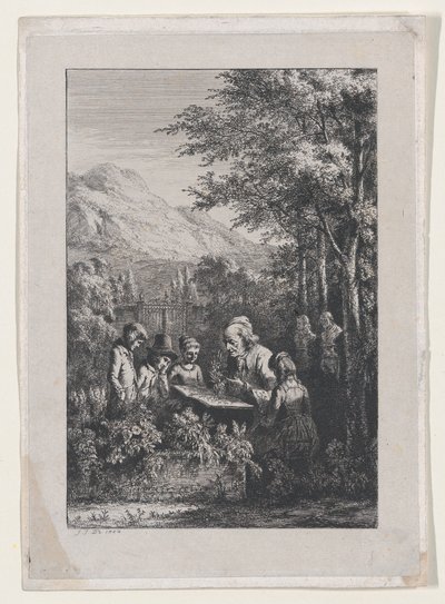 La leçon de botanique - Jean Jacques de Boissieu