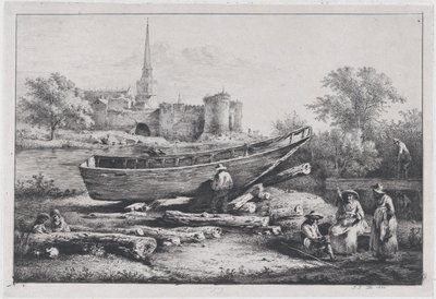 Le chantier, à Savigny, 1803 - Jean Jacques de Boissieu