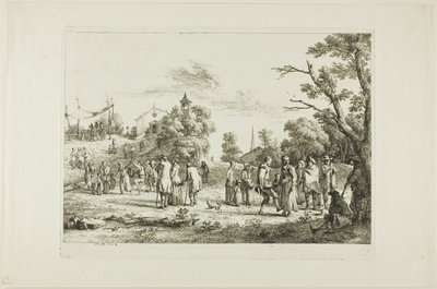 La fête du village - Jean Jacques de Boissieu