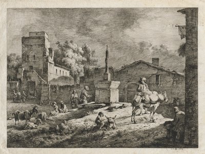 Vue de Saint-Andéol - Jean Jacques de Boissieu