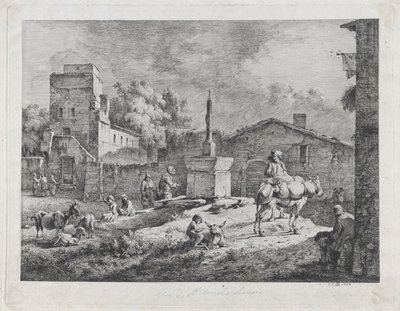 Vue de Saint-Andéol - Jean Jacques de Boissieu