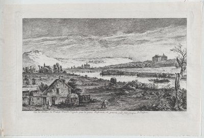 Vue du Château de Madrid, près de Paris - Jean Jacques de Boissieu