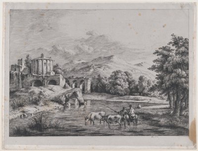 Vue du Temple de Vesta, 1774 - Jean Jacques de Boissieu