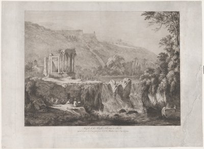 Vue du Temple de la Sibylle Tiburtine - Jean Jacques de Boissieu