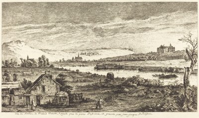 Vue du château de Madrid - Jean Jacques de Boissieu