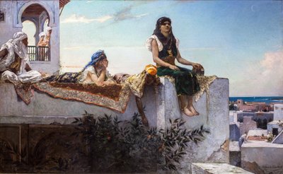 Soirée sur les terrasses (Maroc) - Jean Joseph Benjamin Constant