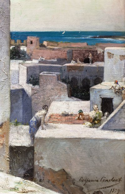 Soirée sur les terrasses (Maroc) - Jean Joseph Benjamin Constant