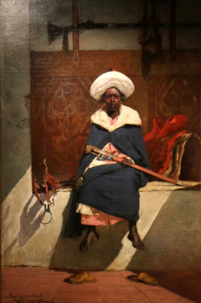 Le caïd marocain Tahamy. - Jean Joseph Benjamin Constant