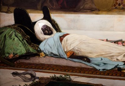 Le jour des funerailles - Scene du Maroc (detail) - Jean Joseph Benjamin Constant