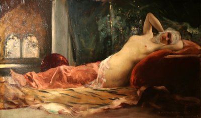 Odalisque. - Jean Joseph Benjamin Constant