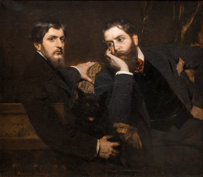Portrait de mes deux fils - Jean Joseph Benjamin Constant