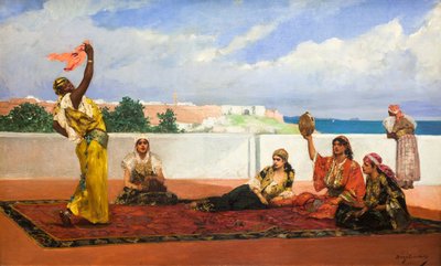La danse du foulard, vers 1880 (Huile sur toile) - Jean Joseph Benjamin Constant