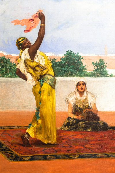 La danse du foulard, vers 1880 (Huile sur toile) - Jean Joseph Benjamin Constant