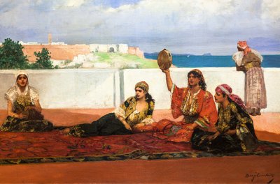 La danse du foulard, vers 1880 (Huile sur toile) - Jean Joseph Benjamin Constant