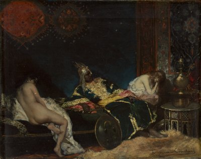 La concubine serbe Un Envoi de Serbie, 1876 - Jean Joseph Benjamin Constant