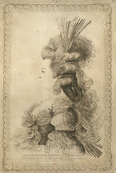 Portrait de Marie-Antoinette 1755-1793, archiduchesse d