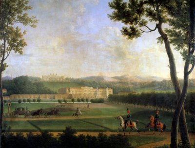 Vue du palais impérial de Schönbrunn, Vienne, Autriche (détail) - Jean Joseph Bidault