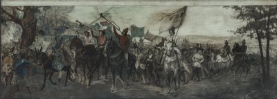 Esquisse pour la décoration de la galerie de la Cour d
