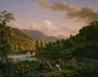Une scène pastorale - Jean Joseph Xavier Bidauld