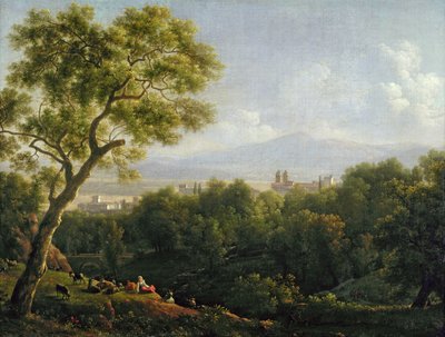 Vue de Frascati - Jean Joseph Xavier Bidauld