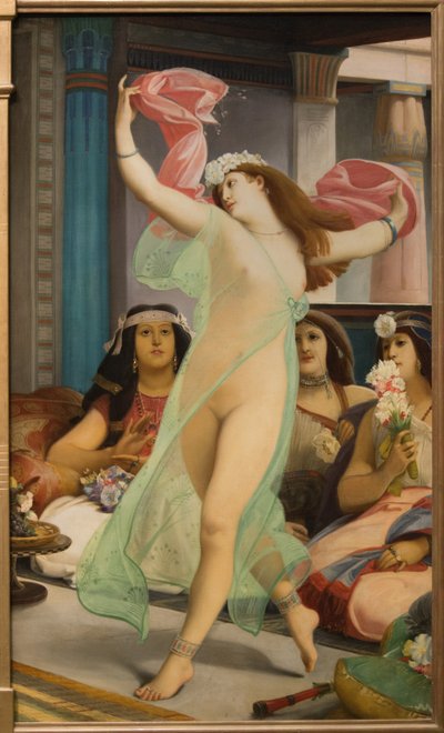 Danseuse orientale dans un harem - Jean Jules Antoine Lecomte du Nouy