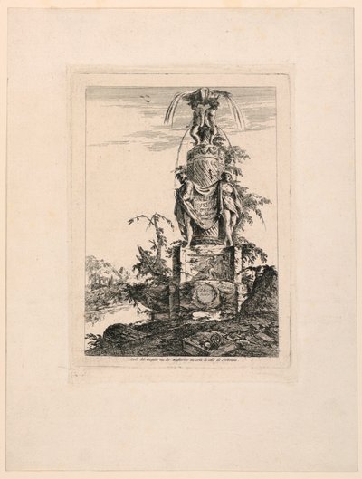 Conception pour une fontaine fantastique - Jean Laurent Legeay