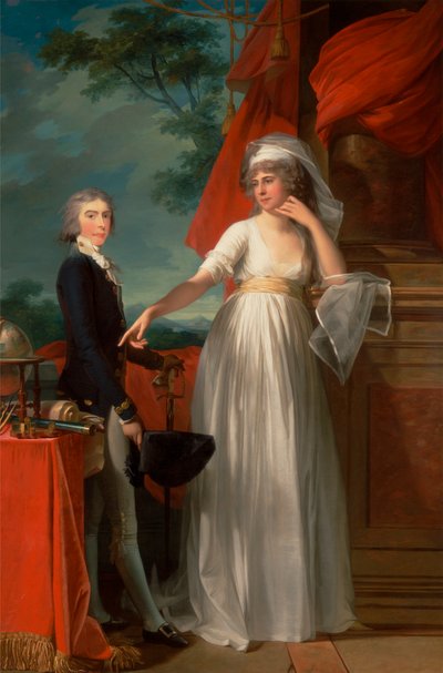 Margaret Callander et son Fils James Kearney - Jean Laurent Mosnier