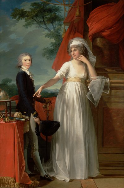 Margaret Callender et son fils James Kearney - Jean Laurent Mosnier