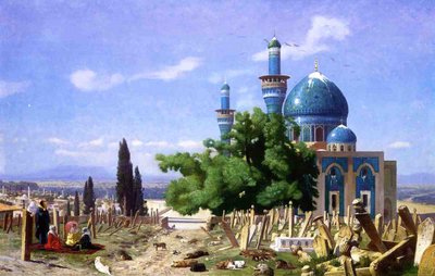 Un cimetière abandonné - Jean Leon Gerome