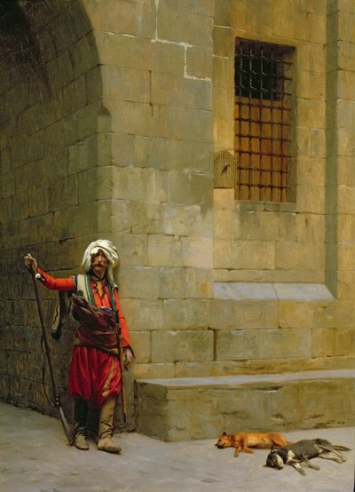 Arnaut et Chiens - Jean Leon Gerome