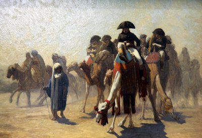 Général Bonaparte avec son état-major en Égypte - Jean Leon Gerome