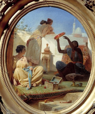 Sur la terrasse - Jean Leon Gerome