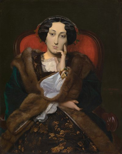 Portrait de femme - Jean Leon Gerome