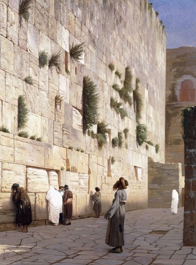 Le Mur de Salomon, Jérusalem - Jean Leon Gerome