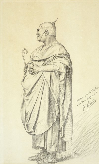 Étude pour les deux augures - Jean Leon Gerome
