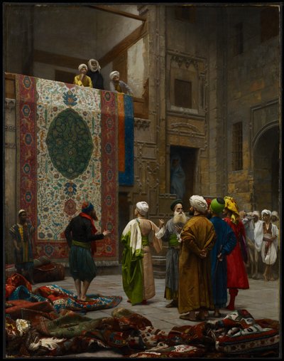 Le Marchand de tapis, vers 1887 - Jean Leon Gerome