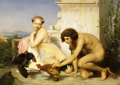 Le combat de coqs - Jean Leon Gerome