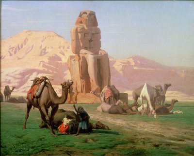 Le Colosse de Memnon, 1857 - Jean Leon Gerome