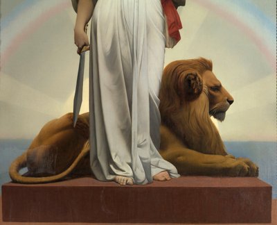 La République par Gérôme Jean Léon (1824 - 1904) (allégorie - 1848); Mairie des Lilas - Jean Leon Gerome