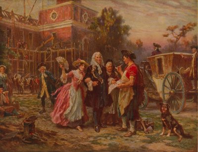 Construction du berceau de la liberté, c.1930 - Jean Leon Gerome Ferris