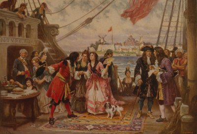 Le capitaine Kidd dans le port de New York, vers 1930 - Jean Leon Gerome Ferris
