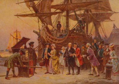 Le retour de Franklin à Philadelphie, c.1930 - Jean Leon Gerome Ferris