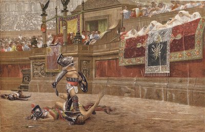 Les Gladiateurs - Jean Leon after Gerome